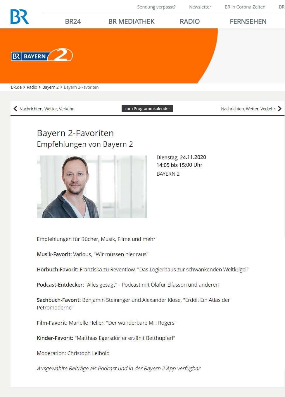 Bayern2Favorit Das Logierhaus